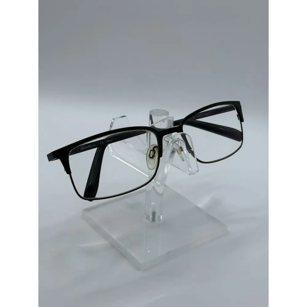 Eddie Bauer EB32003 BK Semi Rimless Black Eyeglasses Frames 57-18 140